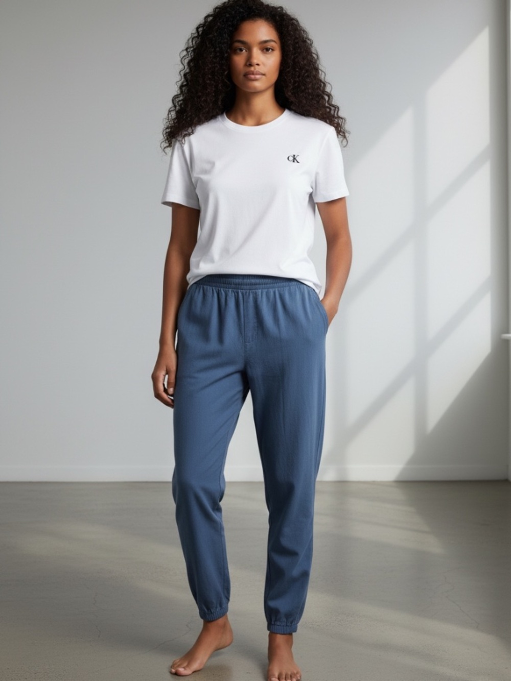 NWT Philosophy Women's Petite Pull On Tie Waist Jogger Pants